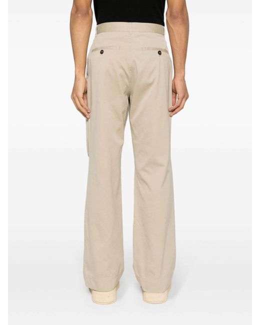 MM6 by Maison Martin Margiela Natural Casual Trousers for men