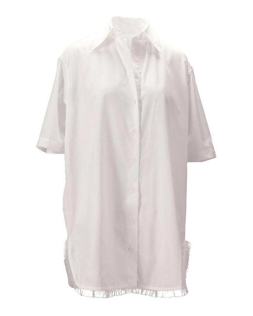 Niccolò Pasqualetti White Douglas Short-Sleeved Shirt