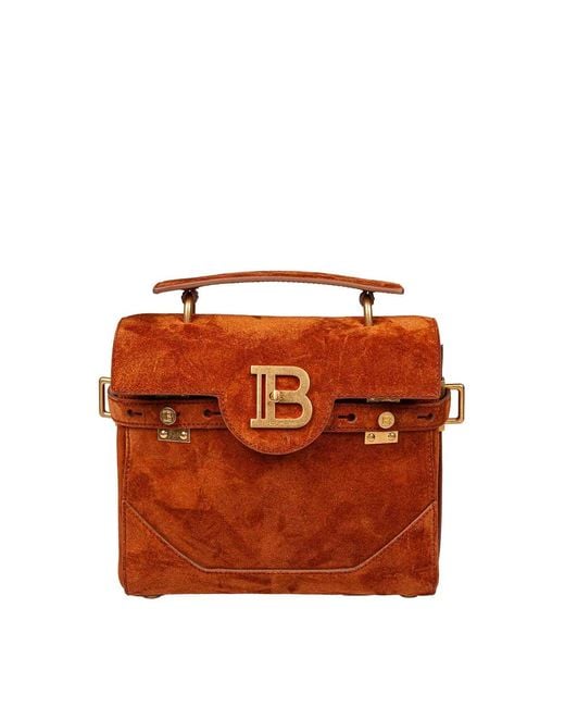Balmain Orange B Buzz 23 Handbag