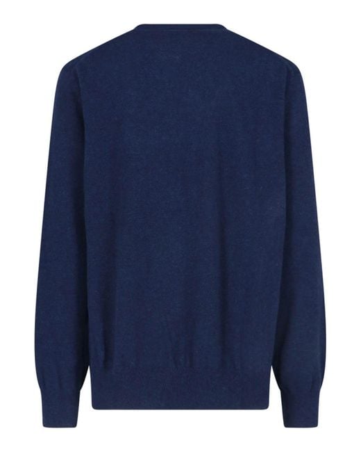 Comme des Garçons Blue Maglione Basic for men