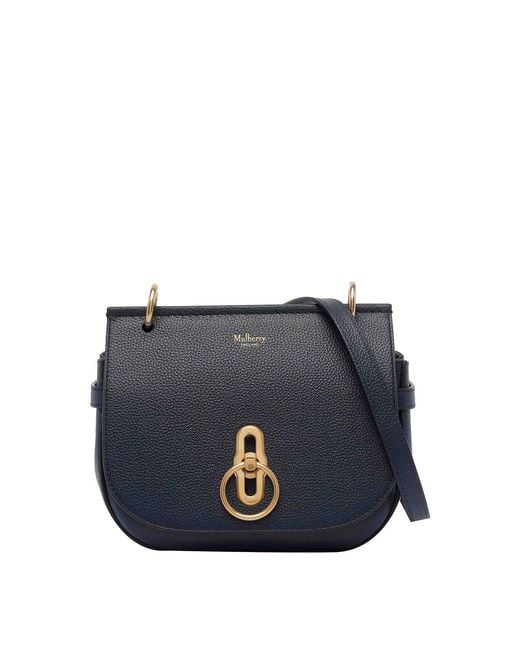 Mulberry Blue Small Amberley Satchel Bag