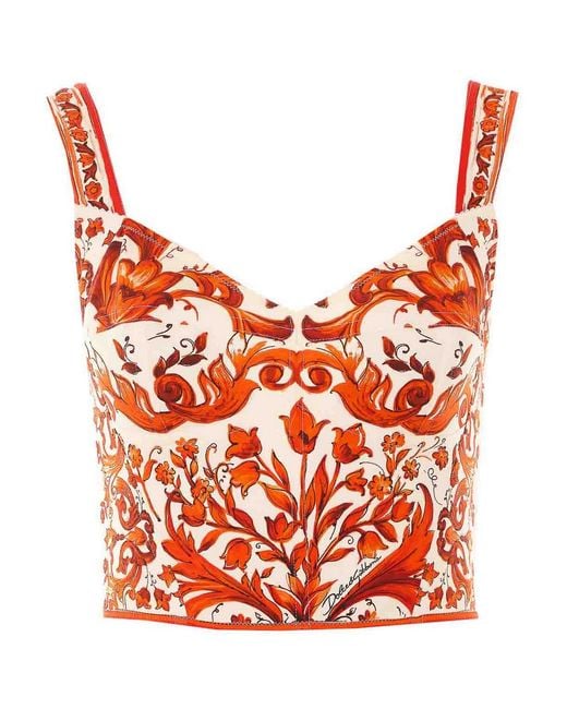Dolce & Gabbana Red And Top