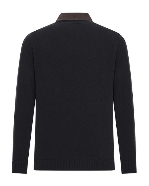 Roberto Collina Blue Cotton Piquet Polo Shirt for men