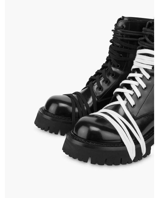 Moschino Black Ankle Boots