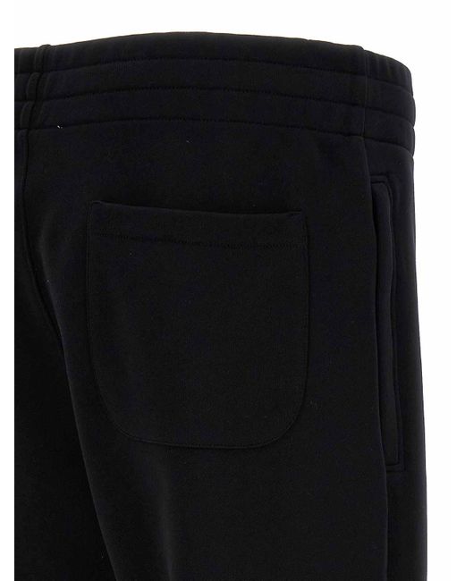 Moschino Black Logo Print Joggers for men