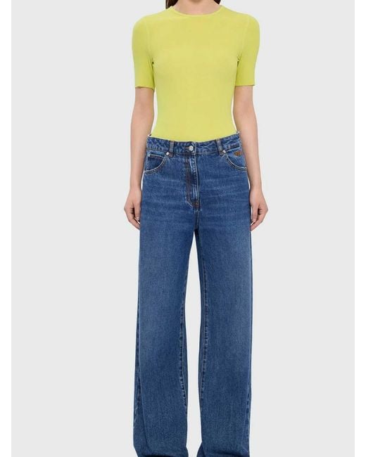 MSGM Blue Jeans
