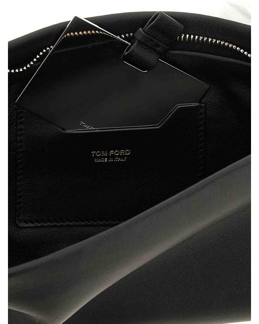 Tom Ford Black Nappa Leather Clutch