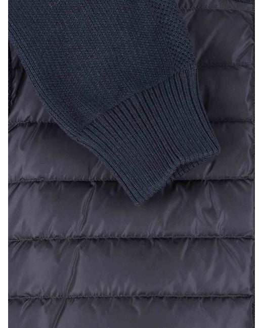 Canada Goose Blue Hybridge Padded Cardigan for men