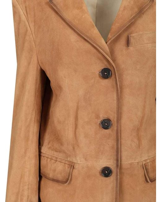 Arma Brown Modena Suede Jacket
