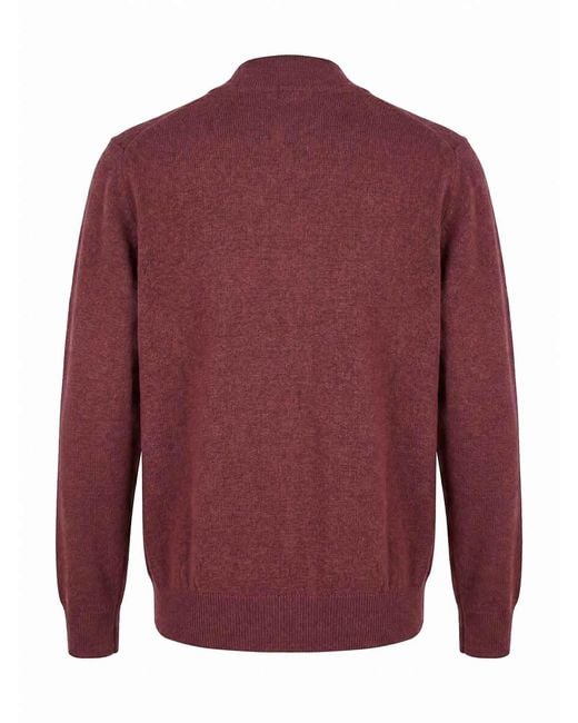 Brunello Cucinelli Red Cashmere Sweater for men