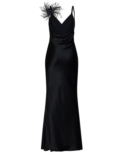 ROOM76 Black Long Silk Blend Sat