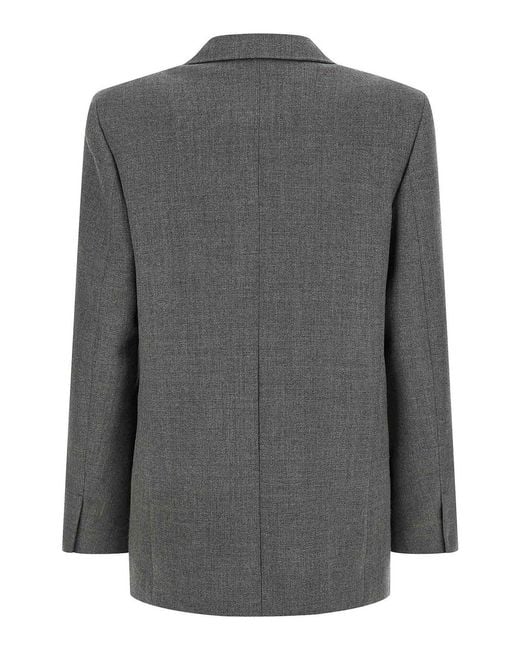 Jil Sander Gray Wool Blazer