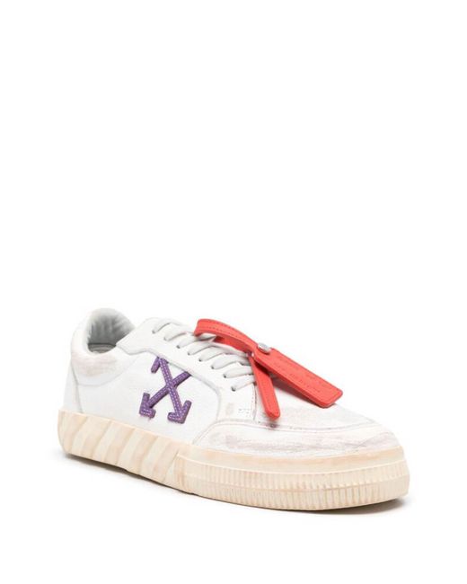 Off-White c/o Virgil Abloh Pink Leather Sneakers for men
