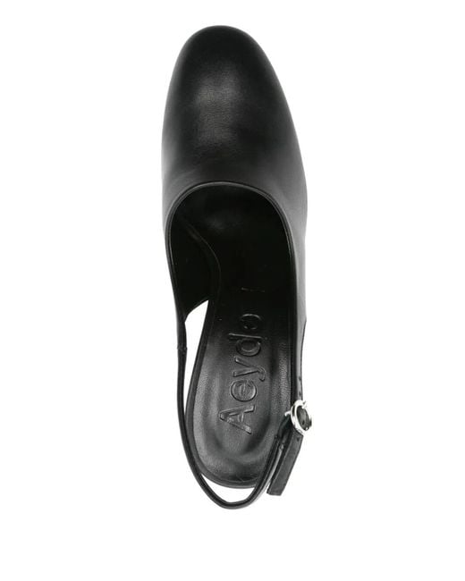 Aeyde Black Jamila Nappa Leather