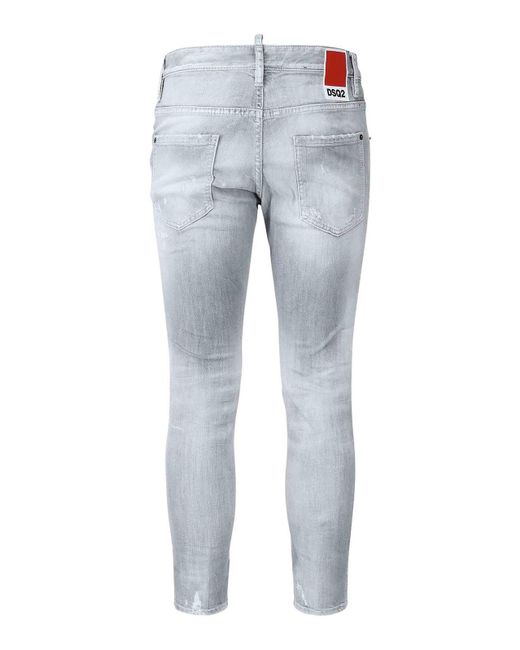 DSquared² Gray Jeans Skinny for men