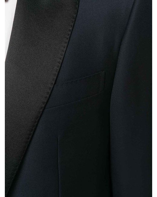 Lanvin Blue Two-Piece Dinner Suit for men