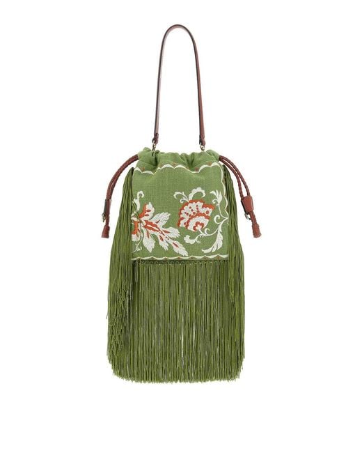 Etro Green Small Handbag