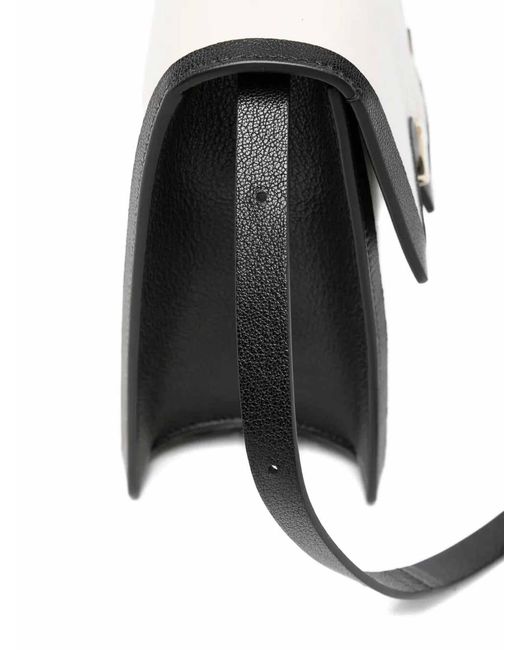 Tom Ford White Canvas Leather Trims Small Top Handle