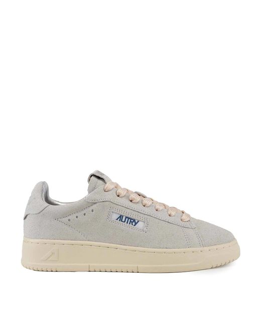 Autry White Dallas Low Sneakers