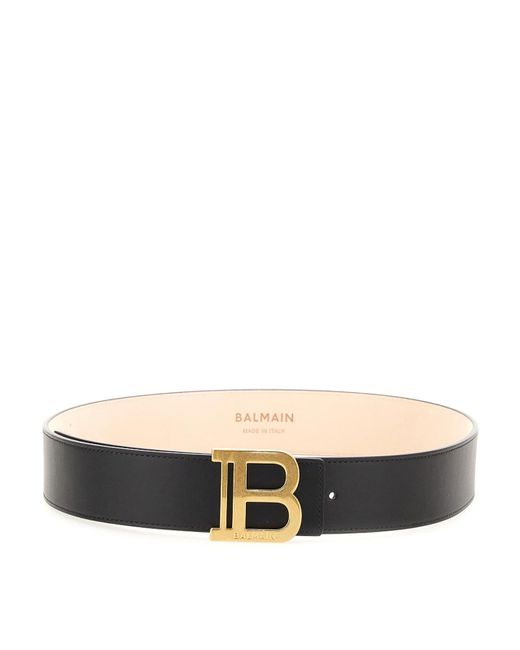 Balmain Black B-belt Belt