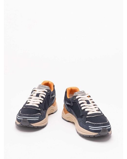 Autry Blue 'Hyperway' Low Sneakers for men