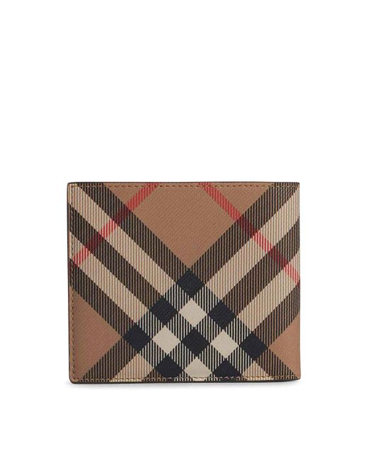 Burberry Brown Polyurethane Cardholder for men