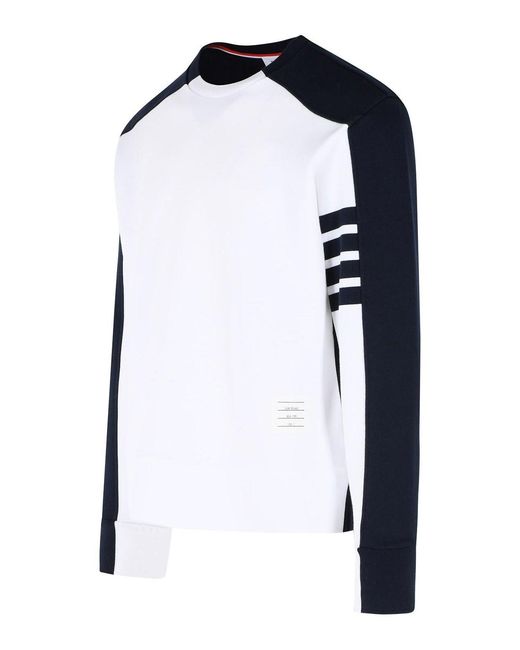 Thom Browne Black Cotton Sweatshirt for men