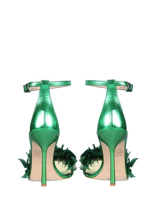 Leonie Hanne Green Camelia Sandals