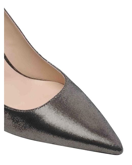 Stuart Weitzman Gray Stuart Power Decollete