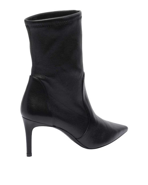 Stuart Weitzman Black Stuart Power Pump Booties