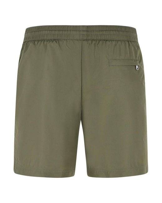 Dolce & Gabbana Green Polyester Swimsuit for men