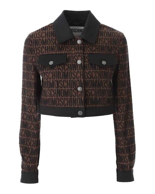 Moschino Black Logo Jacket