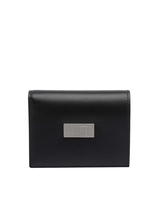 MM6 by Maison Margiela Black Numeric Wallet