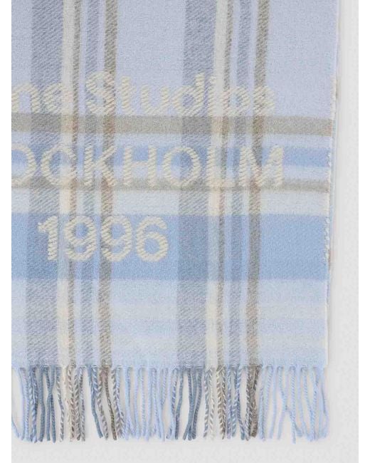 Acne Blue Scarf