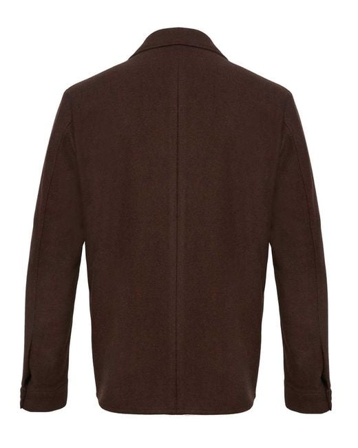Franzese Collection Brown Model Kaban Jacket for men