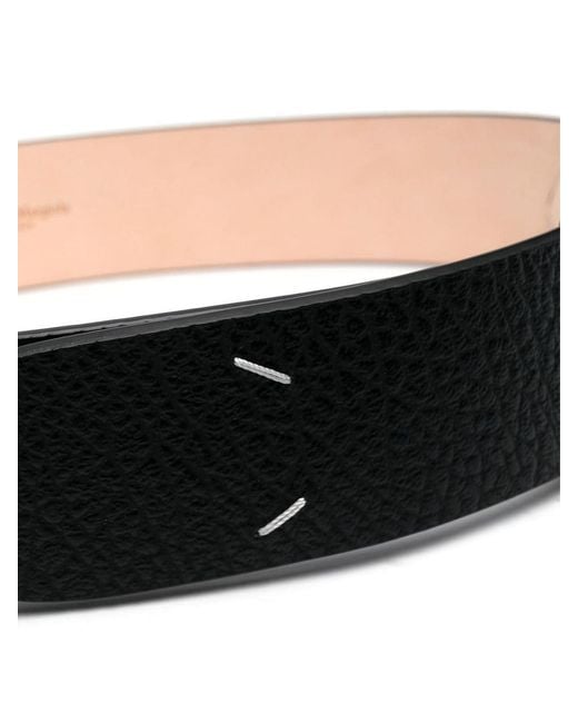 Maison Margiela White Leather Belt
