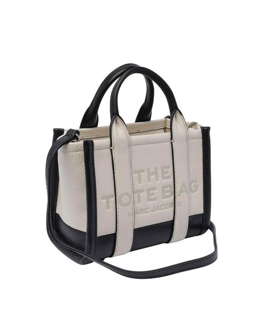 Marc Jacobs Gray The Leather Small Tote Bag