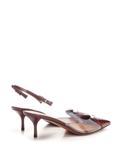 Alaïa Pink Le Cur Patent Leather Slingback