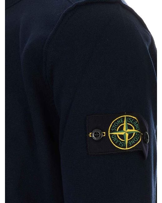 Stone Island Blue Sweater for men