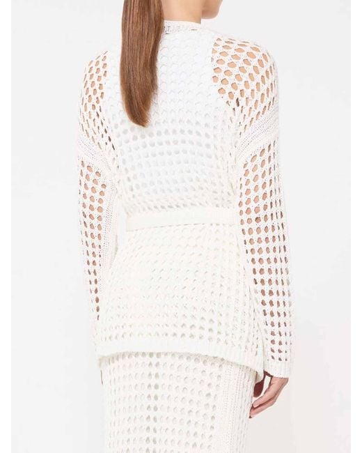 Max Mara White Sweater