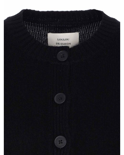Loulou de Saison Black Zephir Cardigan