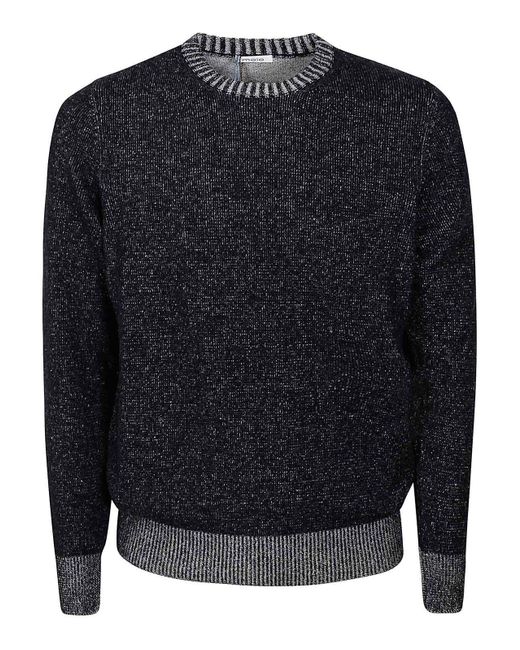 Malo Blue Crew Neck Pullover for men