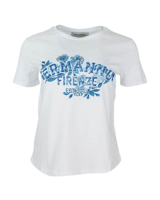 ERMANNO FIRENZE White T-Shirt