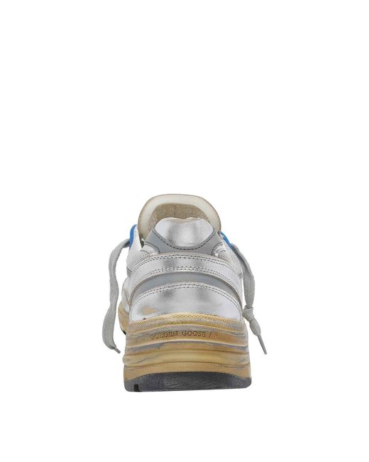 Golden Goose Deluxe Brand Blue Running Dad-Star Sneakers for men