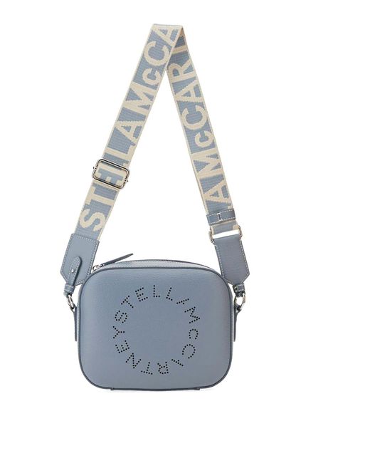 Stella McCartney Blue Mini Camera Bag With Logo