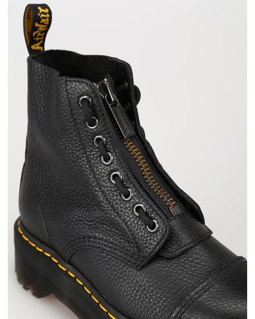 Dr. Martens Black Sinclair Aunt Sally Leather Combat Boots