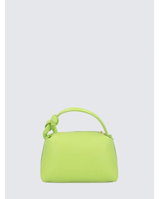 J.W. Anderson Green Small Leather Corner Bag