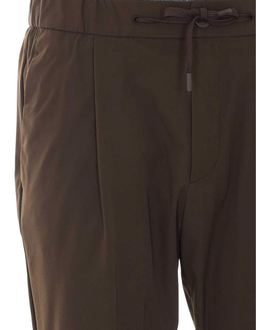 Herno Brown Pants for men