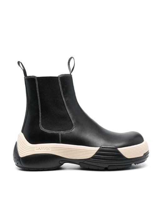 Lanvin Black Ankle Boots for men
