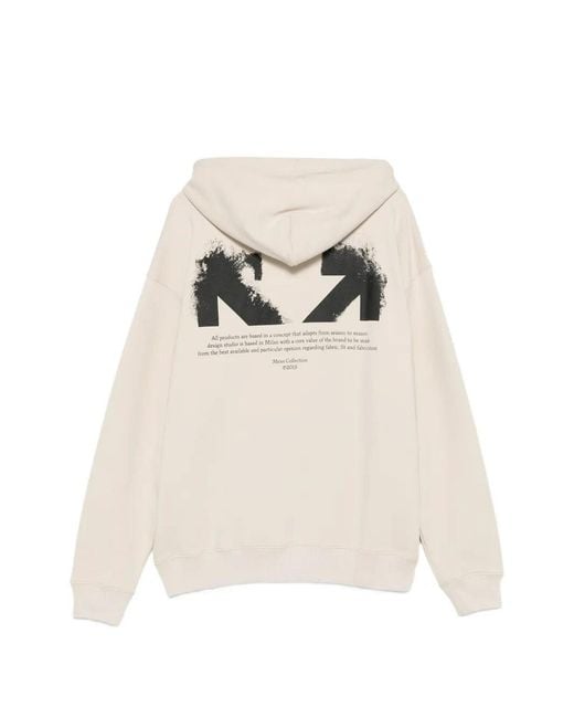Off-White c/o Virgil Abloh White 'Half Arrow Skate' Zip Hoodie for men